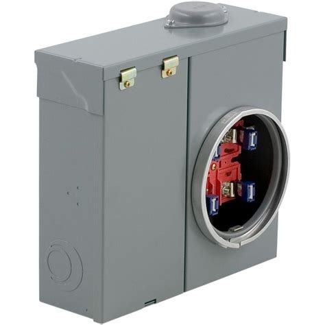 electrical meter box home depot|residential electric meter socket.